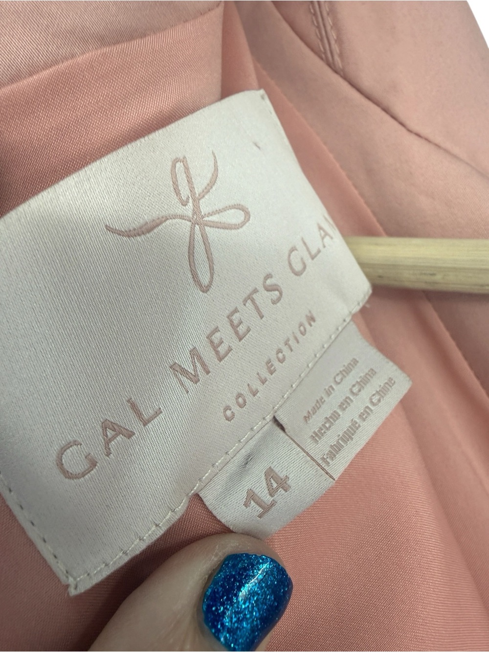 Gal Meets Glam Elisabetta Rose Pink  Surplice Wrap Top Pleated Skirt Dress -14 - Picture 2 of 14